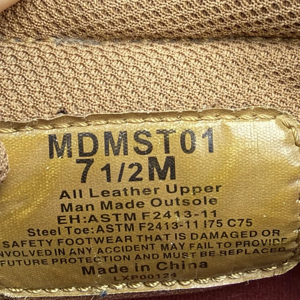 Twisted X MDMST01 Men's 7.5M Distressed Saddle Steel Toe Work Chukka Moc Boots